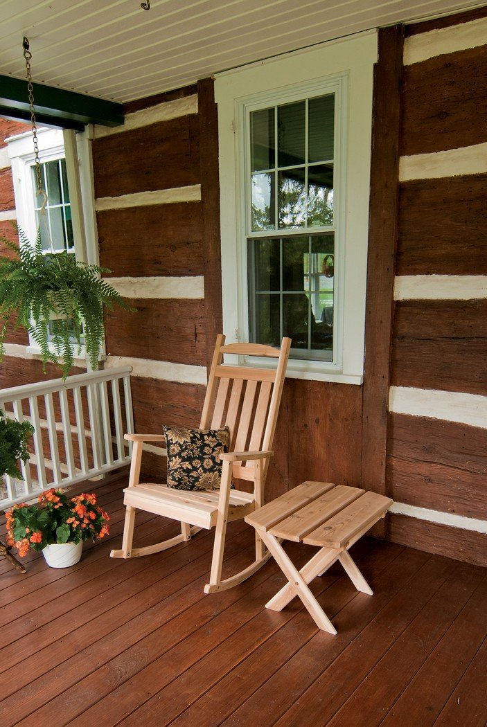 Natural Stain Porch Rocker Chair N361277