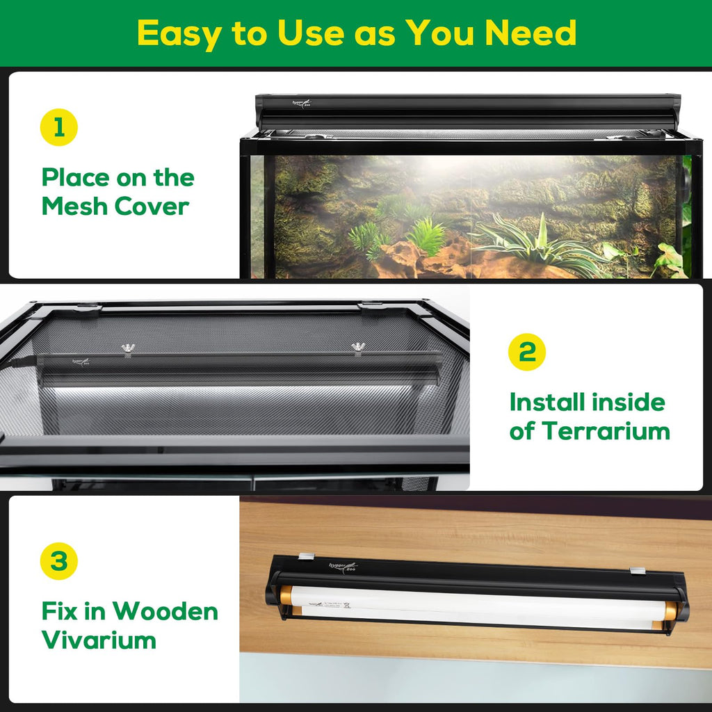 22 Inch 24W UVB Reptile Light Fixture D524906