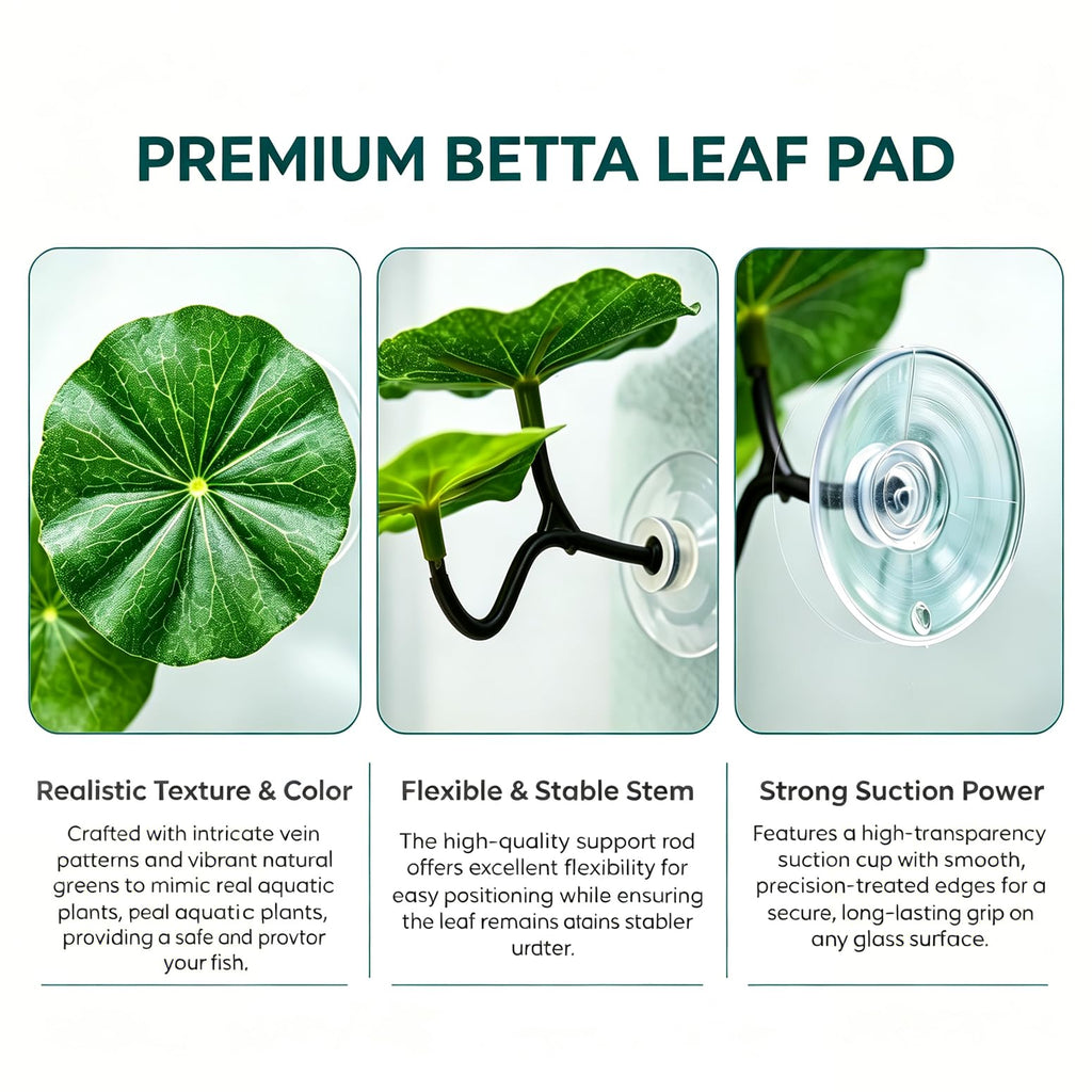 Betta Fish Hammock Tunnel Leaf Pad Resting Bed S702903