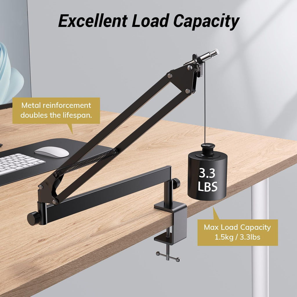 USB Condenser Microphone with Boom Arm X2109