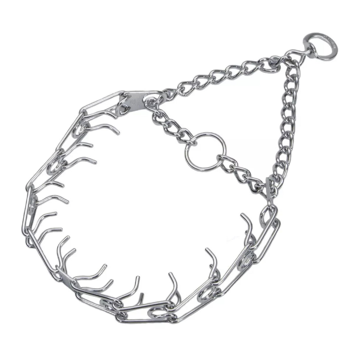 Steel Chrome Plated 3.0 mm Dog Prong Collar E468