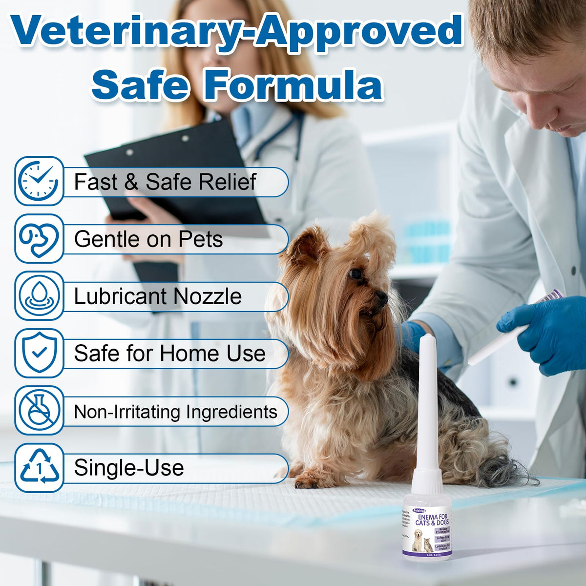 Disposable Enema for Cats & Dogs 6mL (3 Pack) U46632