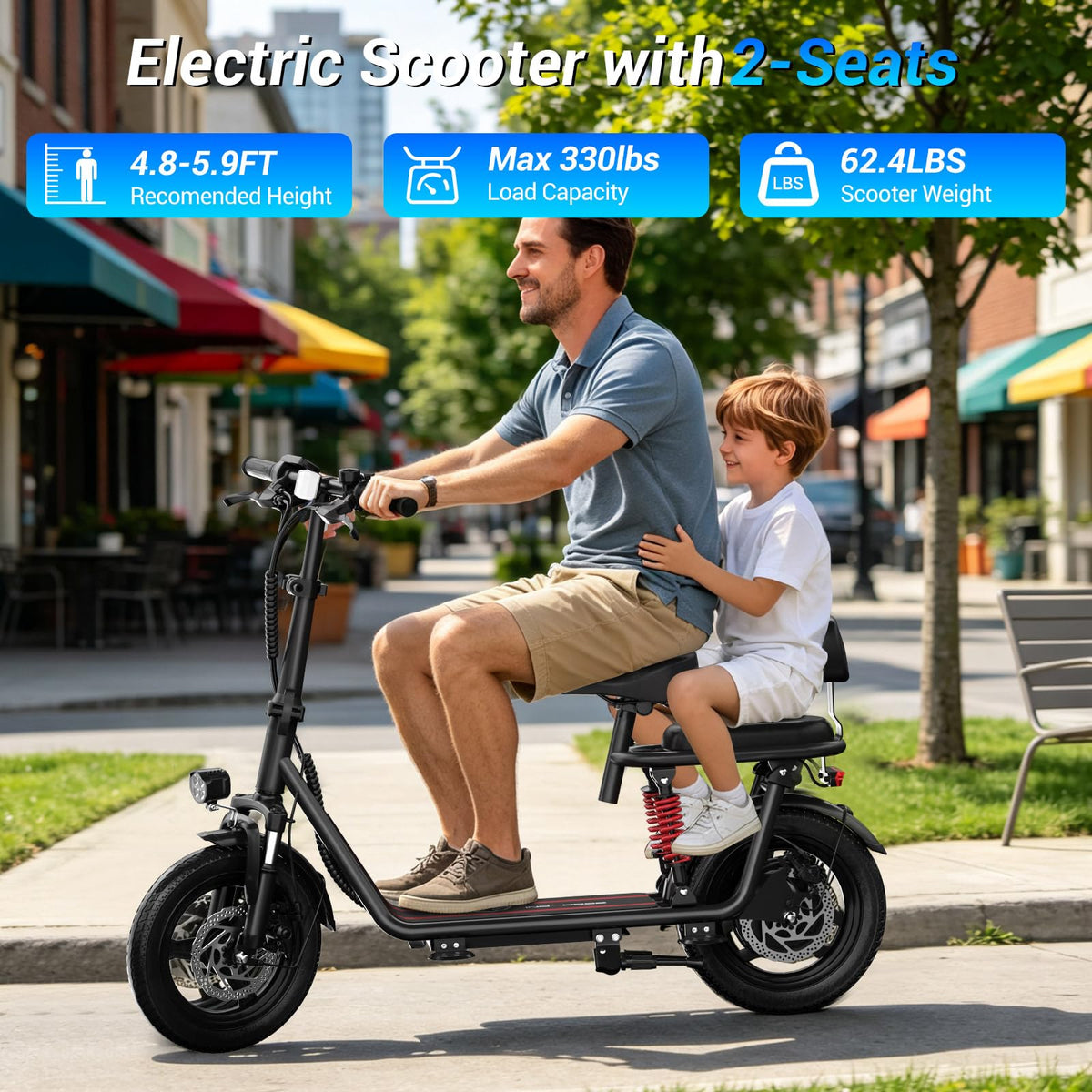 Electric Scooter with Seat O287
