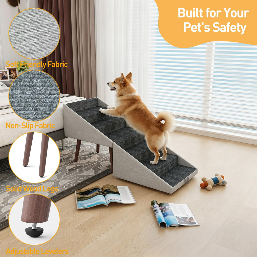 2-in-1 Foldable Dog Stairs and Ramp C95266