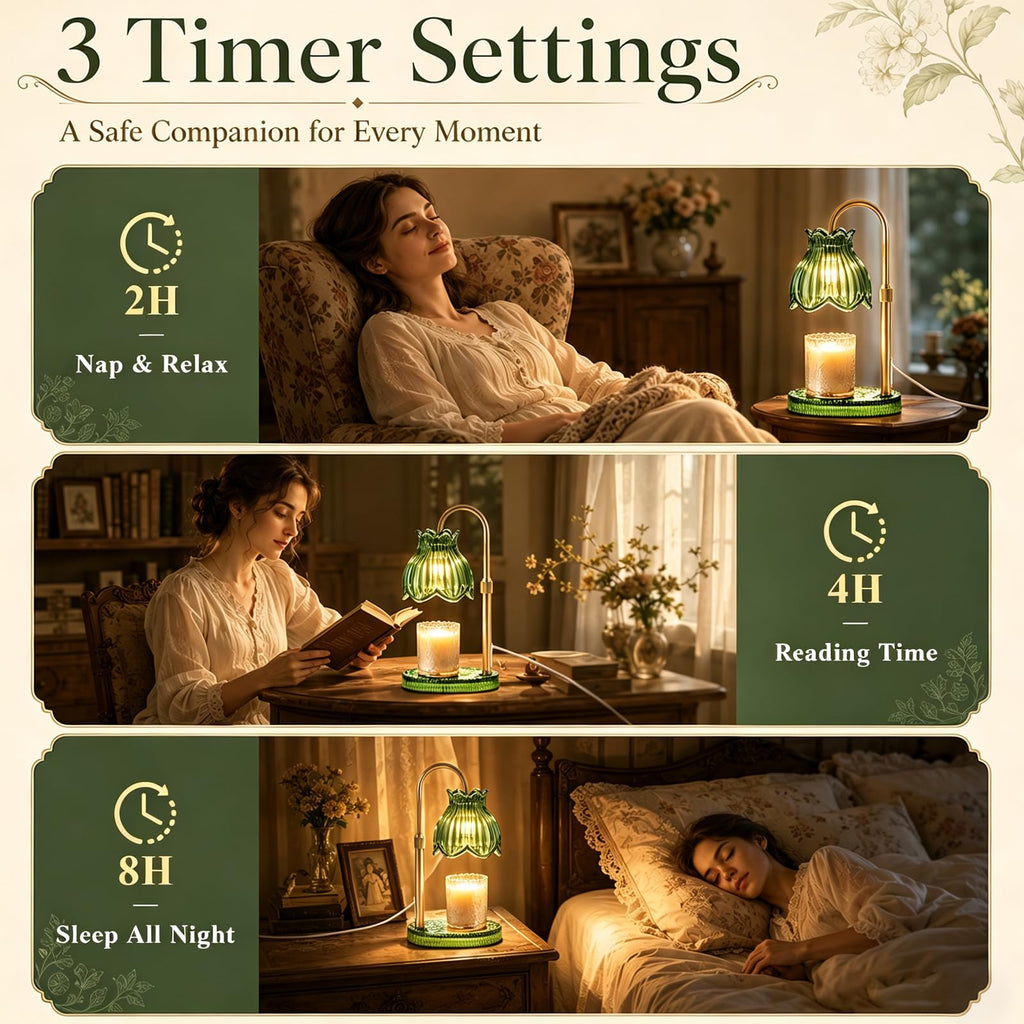 Candle Warmer Lamp with Timer Dimmer O1960