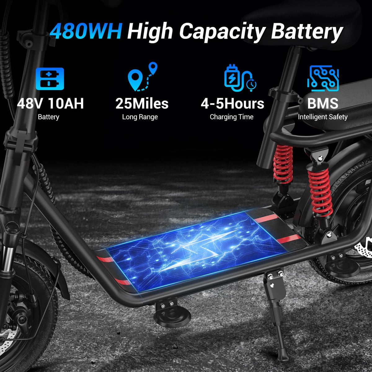Electric Scooter with Seat O287