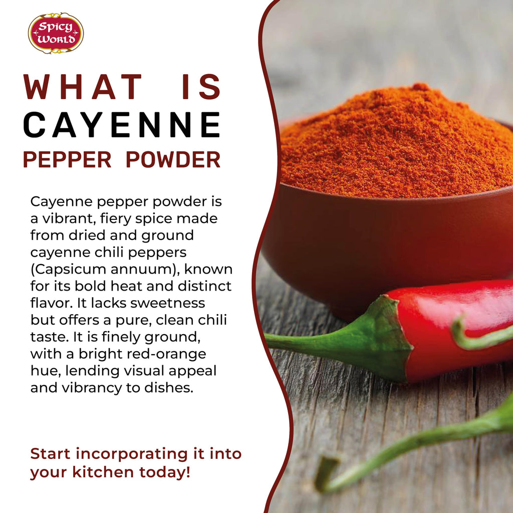 Cayenne Pepper Powder 16oz Jar 50,000 SHU Gluten Free P890