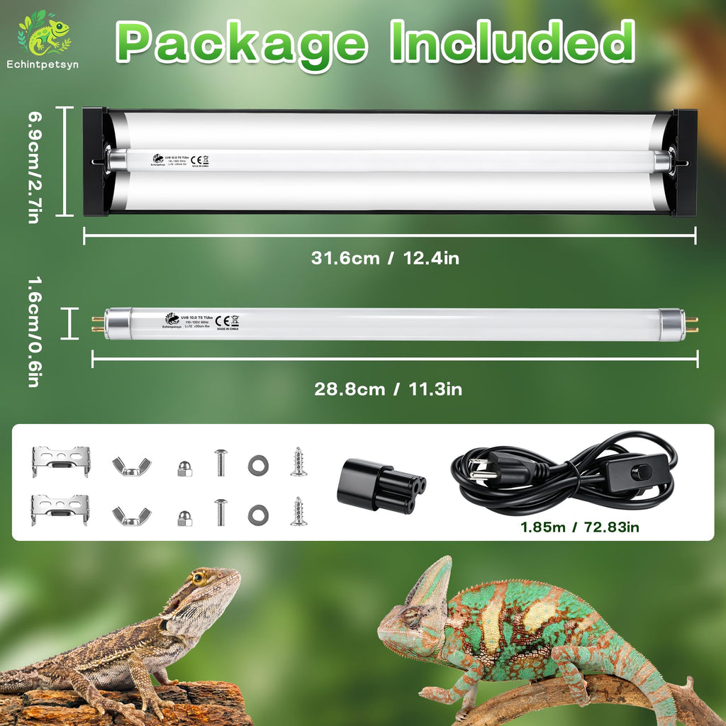 8W T5 HO 10.0 UVB Kit with Bulb A506714