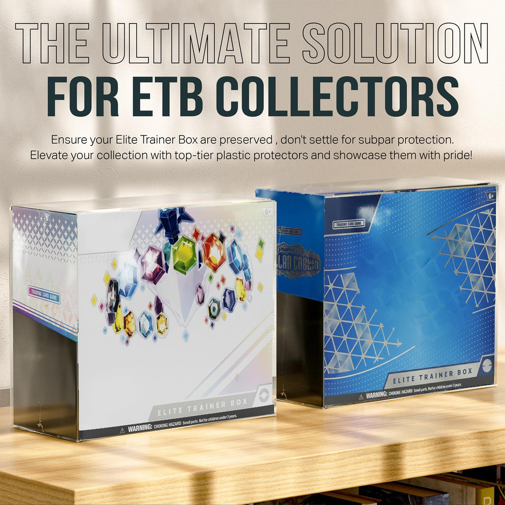 PET Plastic ETB Protector Case 30 Pack U744