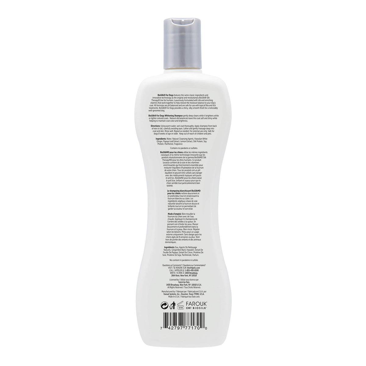 Whitening Dog Shampoo 12 Fl Oz F9007
