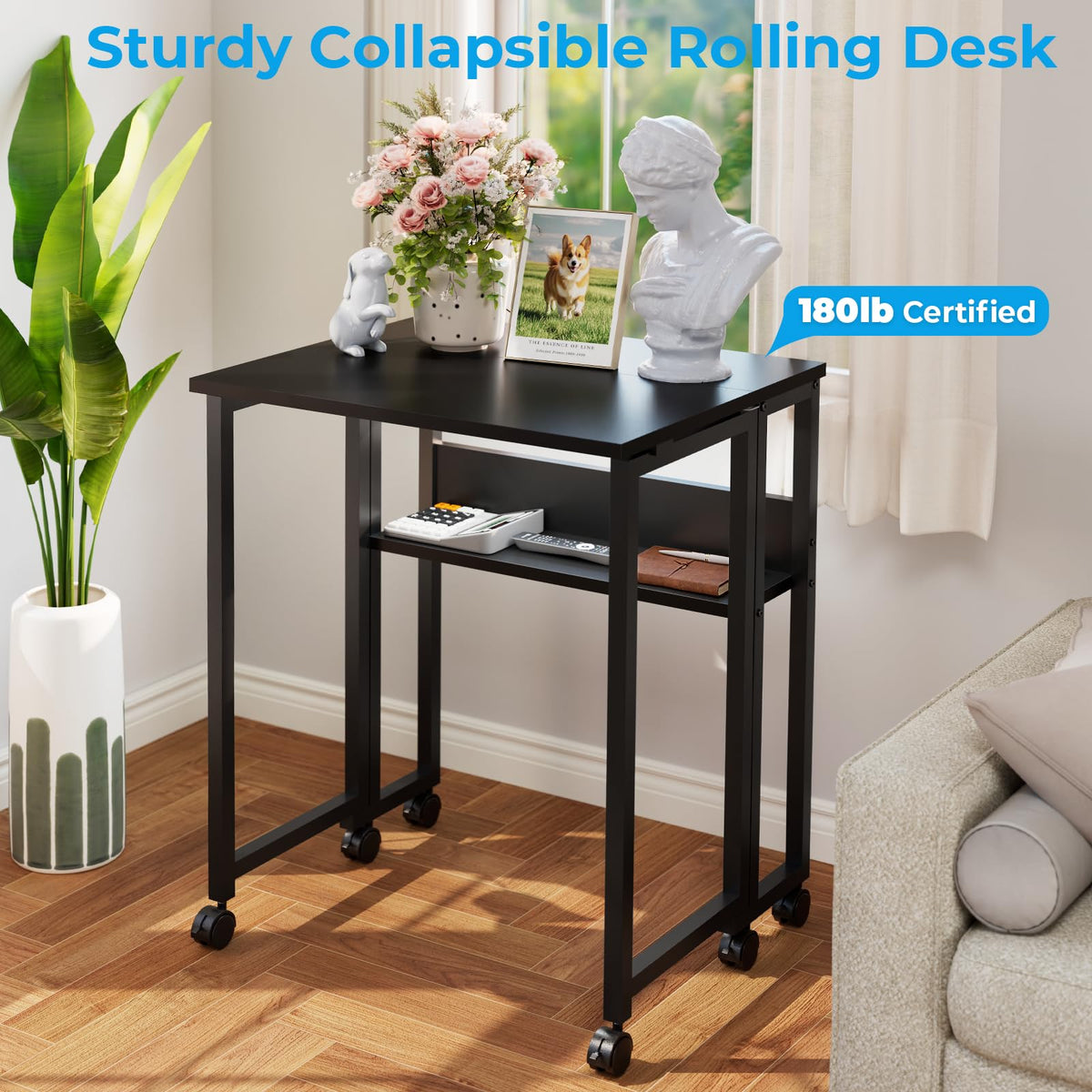 Folding Desk with Wheels X12194