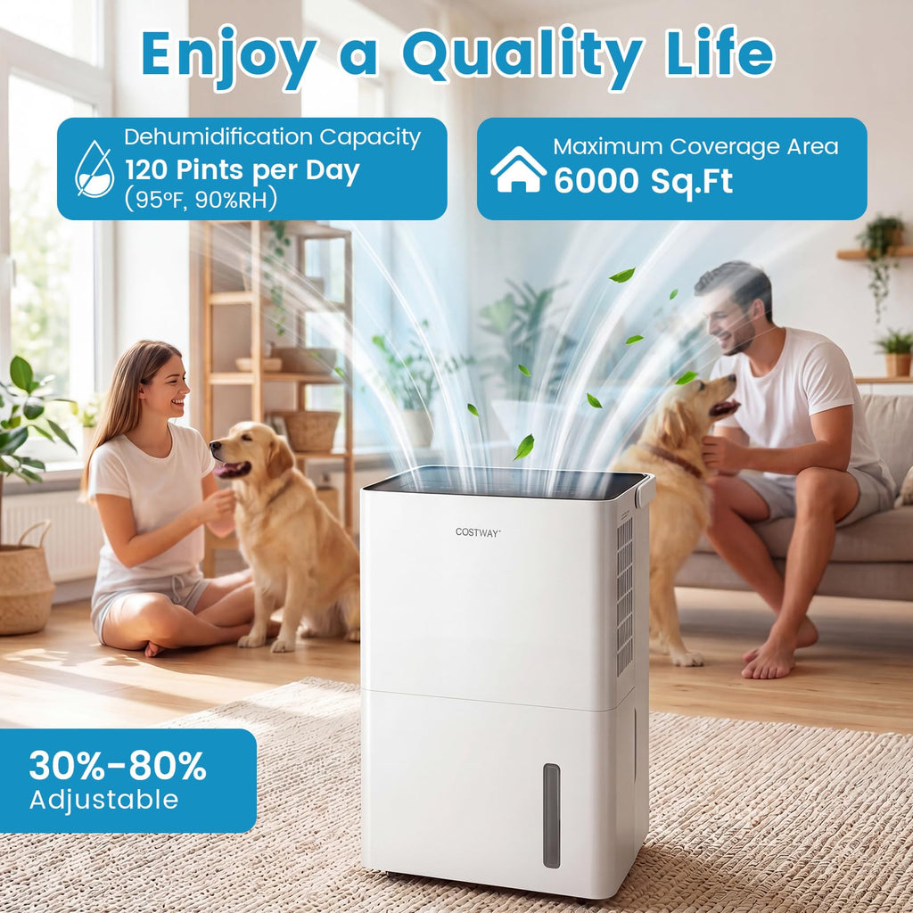 6000 Sq.Ft Compressor Dehumidifier F7094