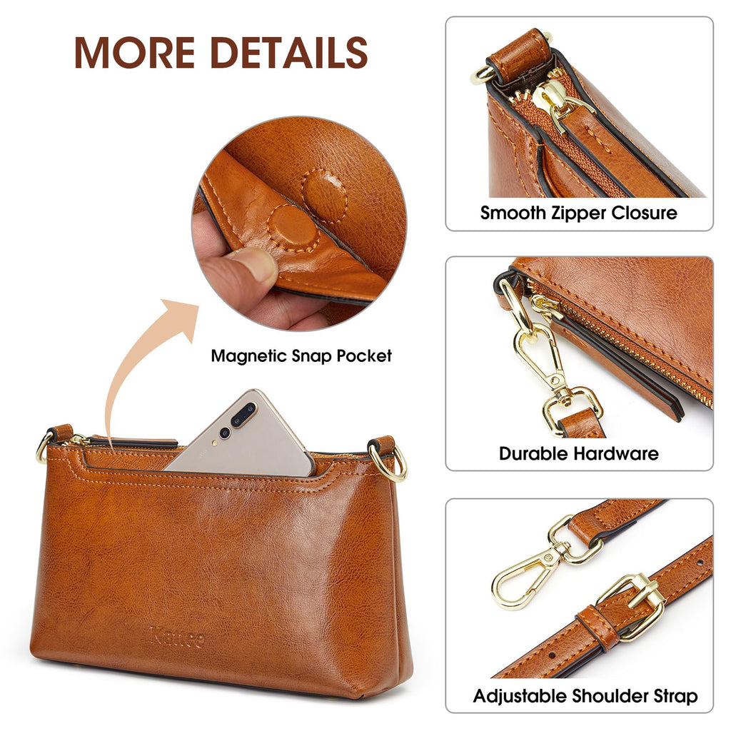 Genuine Leather Crossbody Bag R84601