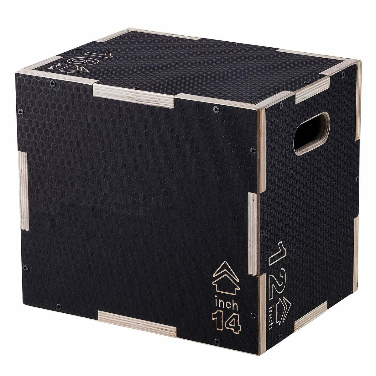 16/14/12 Inch Wooden Plyometric Jump Box D755