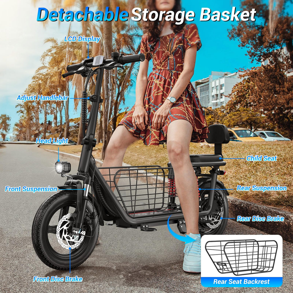 Electric Scooter with Seat O287