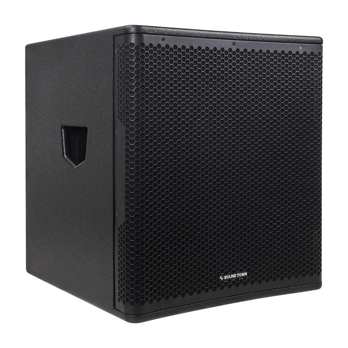 18" 1600W Powered PA/DJ Subwoofer with Class-D Amplifier, Birch Plywood, Black Y929
