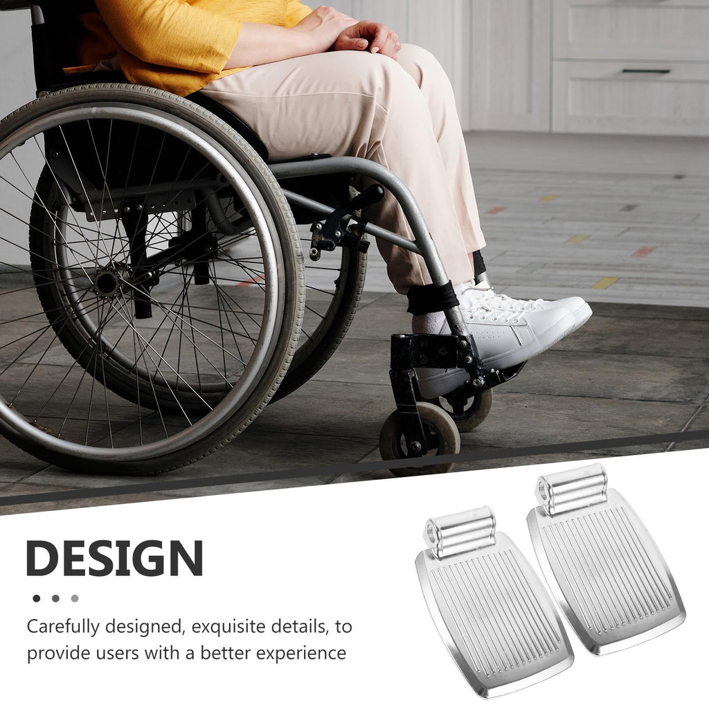 Heavy-Duty Aluminum Alloy Wheelchair Footrest Pair P546