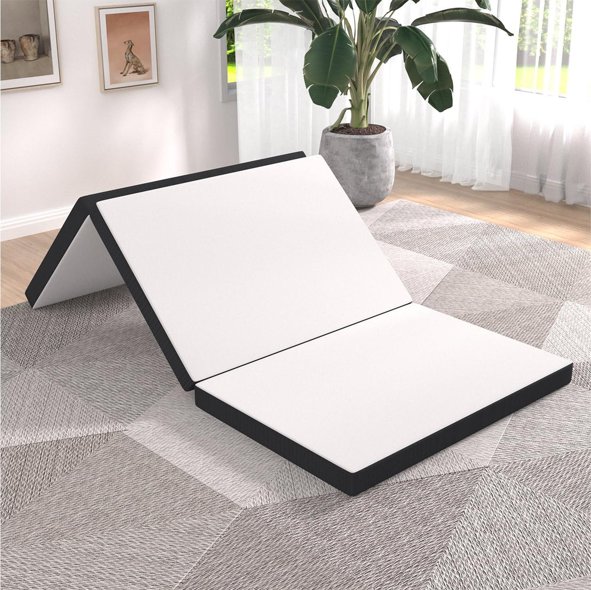 3 Inch Twin XL Tri Fold Memory Foam Mattress Q7863