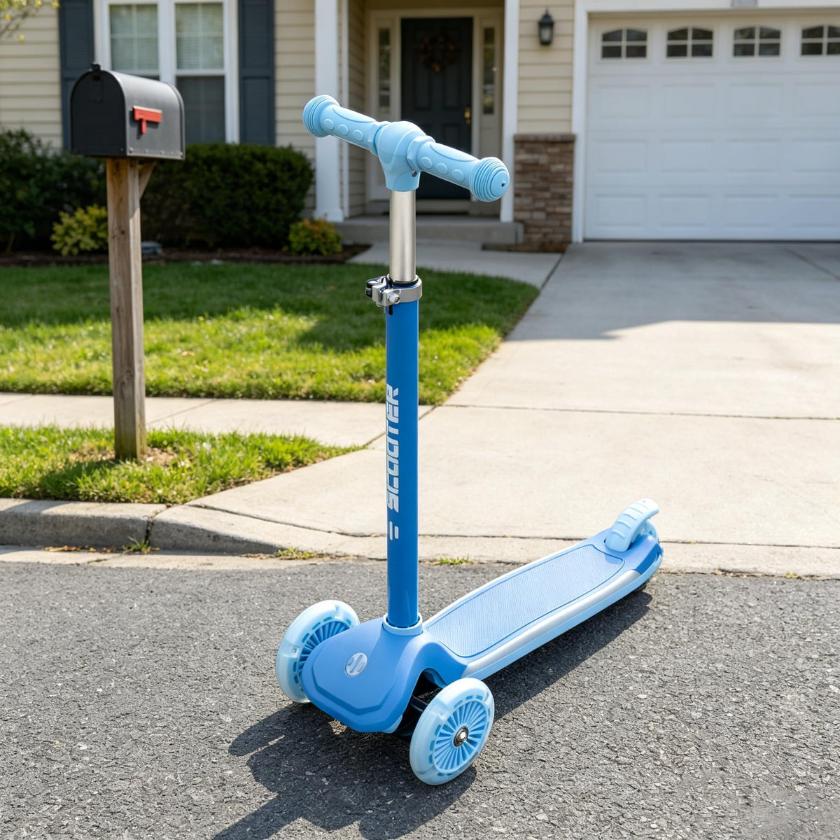 3-Wheel Kids Scooter with Light-Up Wheels R980