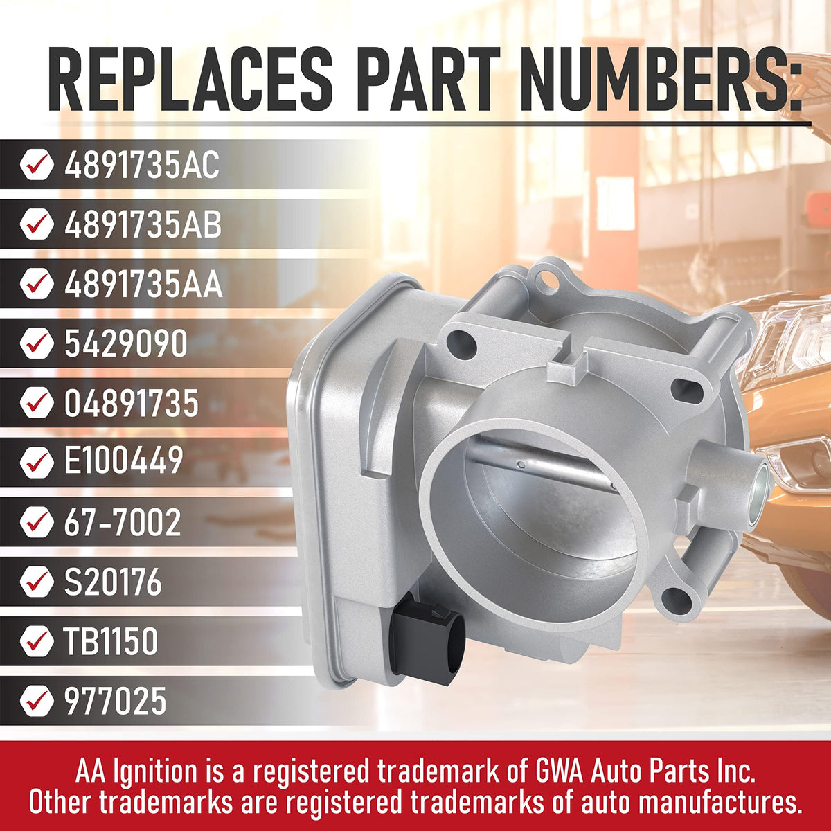 Electronic Throttle Body Assembly E5631