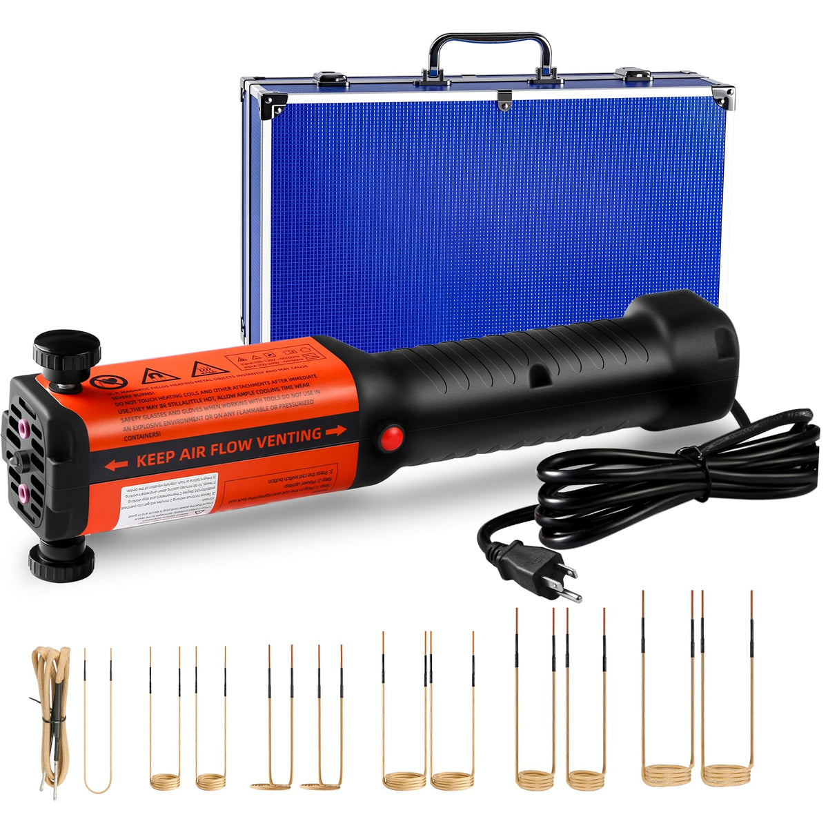 1500W Induction Heater Bolt Removal Kit with Case F56982