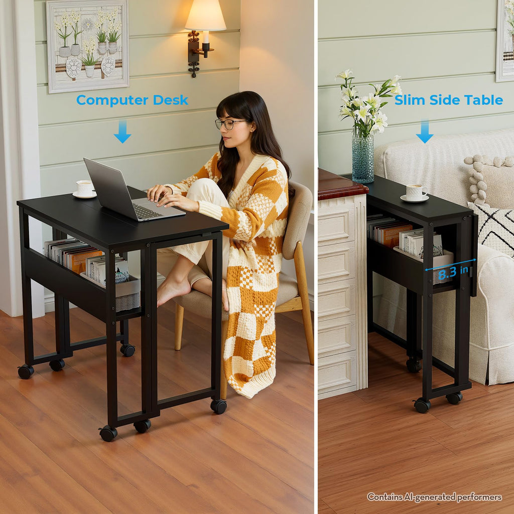 Folding Desk with Wheels X12194