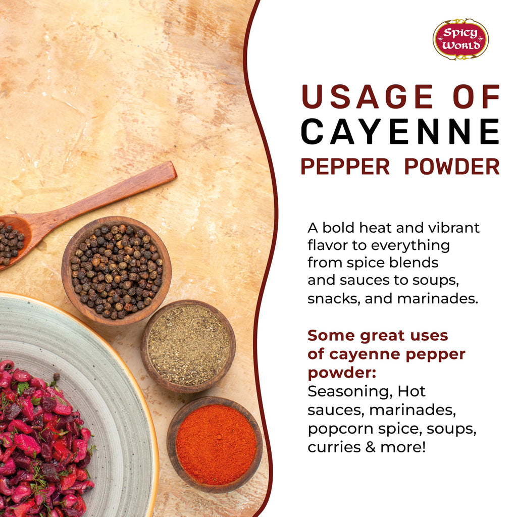 Cayenne Pepper Powder 16oz Jar 50,000 SHU Gluten Free P890